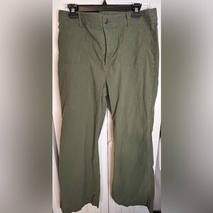 J. Crew Factory Lizzie wide leg patch pocket pants